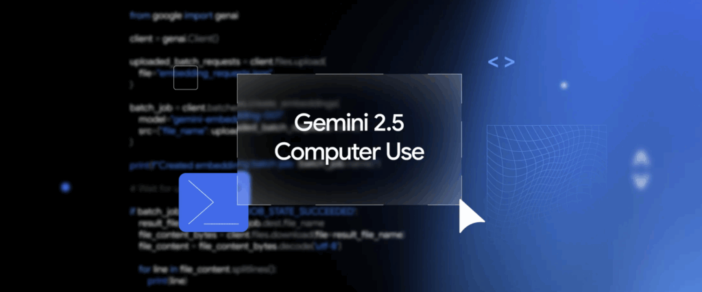 Gemini 2.5 Computer Use
