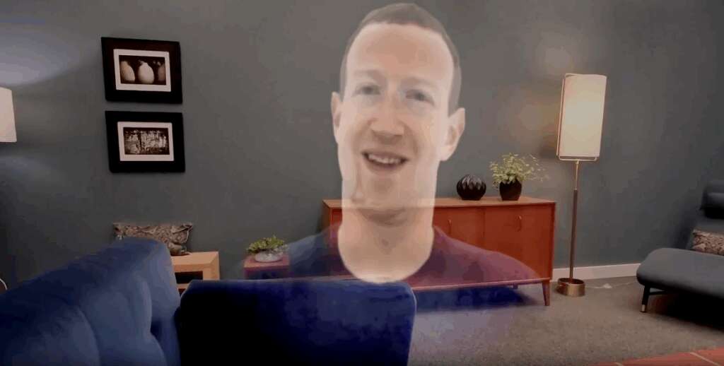 3Dホログラム通話