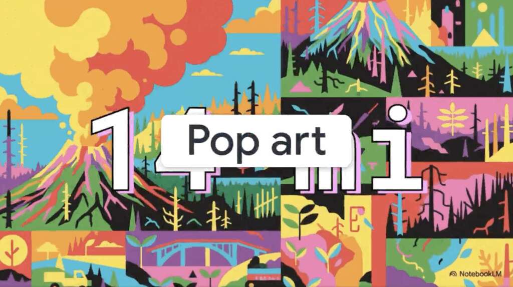NotebookLM Pop art