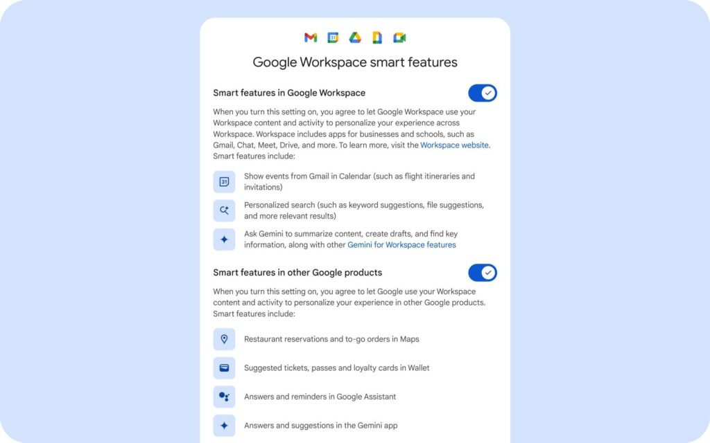 google smart features