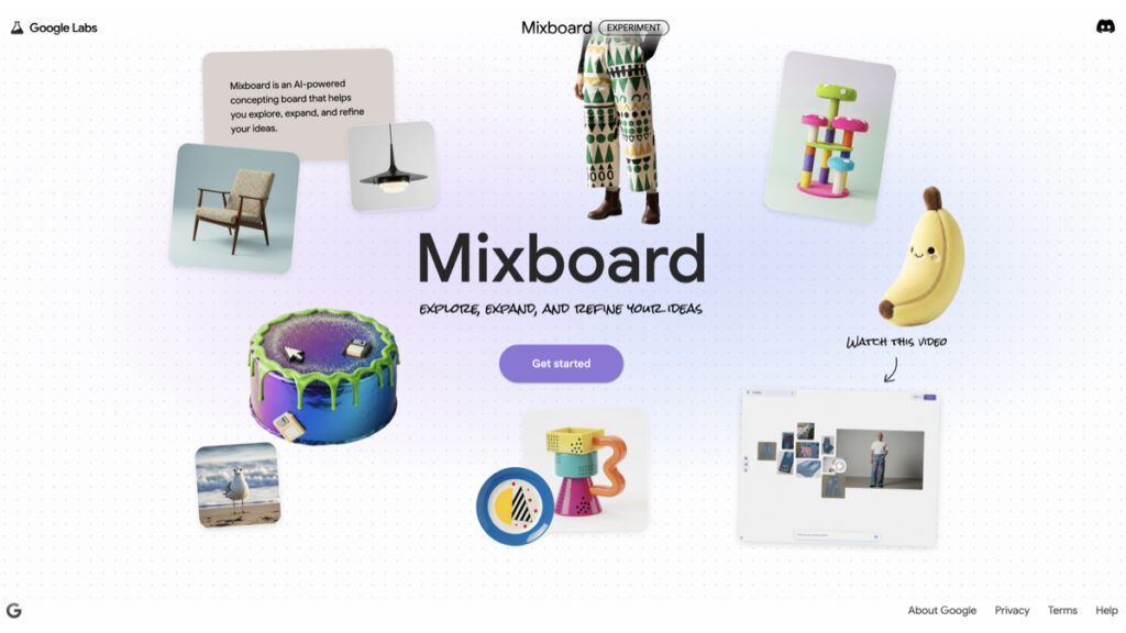 google mixboard
