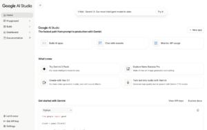 google ai studio