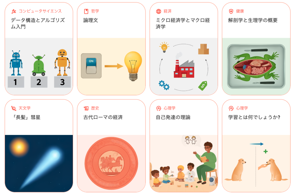 Learn Your Way_学習トピックス