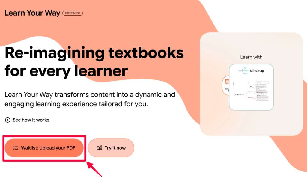 Learn Your Way_ウェイティングリスト登録1
