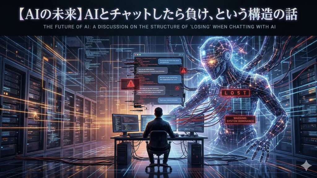 AIとチャットしたら負け、という構造の話