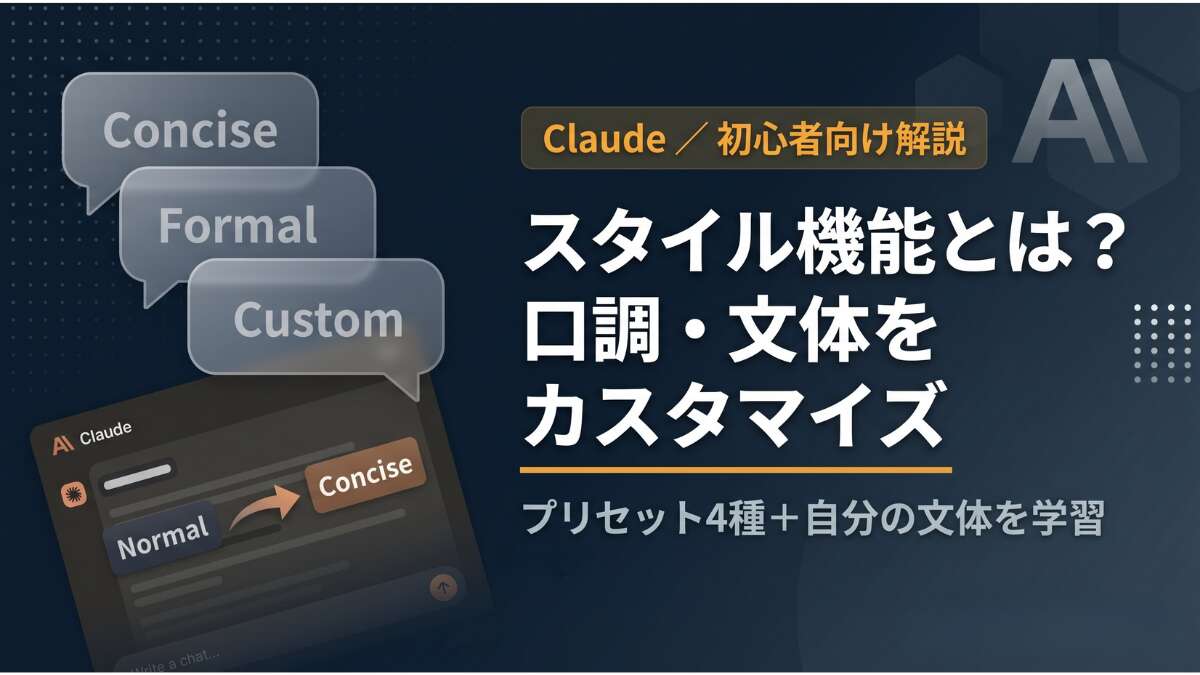 TOP_Claude_Style機能_初心者向け解説
