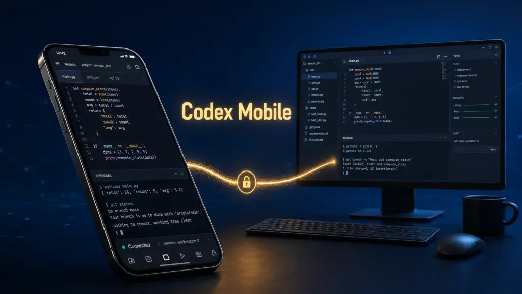 Codex が ChatGPT モバイルアプリに統合。Remote SSH と Hooks も GA に
