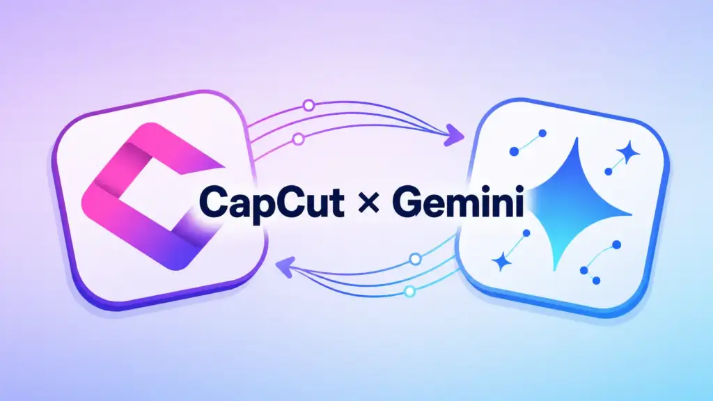 CapCutがGeminiアプリと提携。動画・画像編集機能を直接統合へ