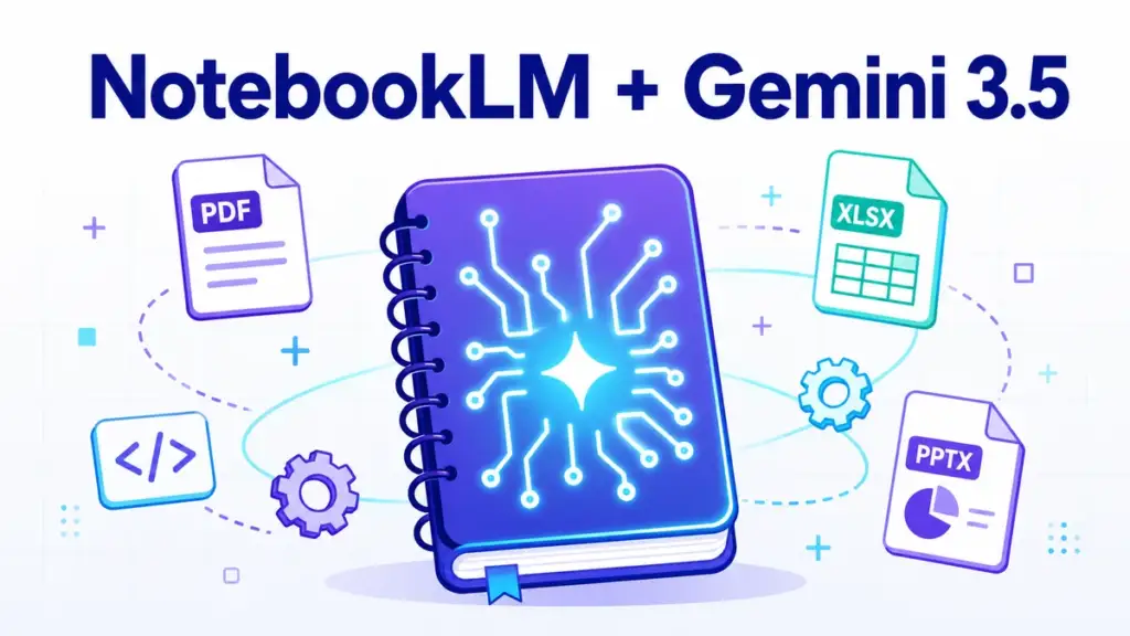 NotebookLM が大型刷新。Gemini 3.5 搭載でコード実行と出力形式を拡張