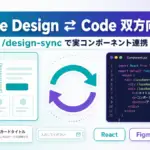 Claude Code と Claude Design が双方向同期。/design-sync で実コンポーネント連携