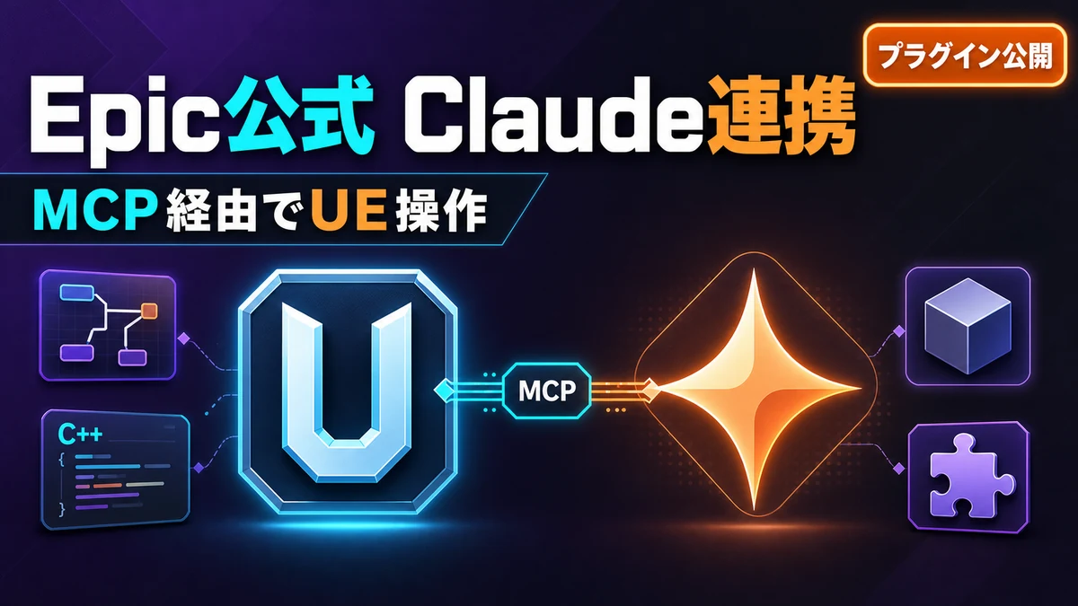 Unreal Engine Claude Code プラグイン - Epic Games が Unreal Engine 用 Claude Code プラグインを公式公開