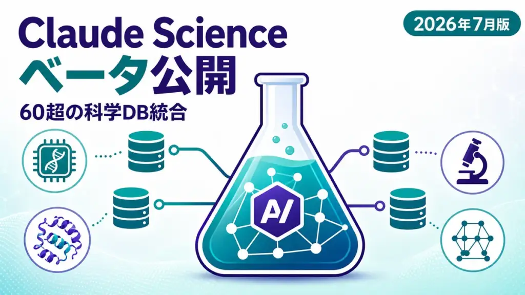 Claude Science - Anthropic、研究者向け Claude Science をベータ公開。60超の科学DBを統合