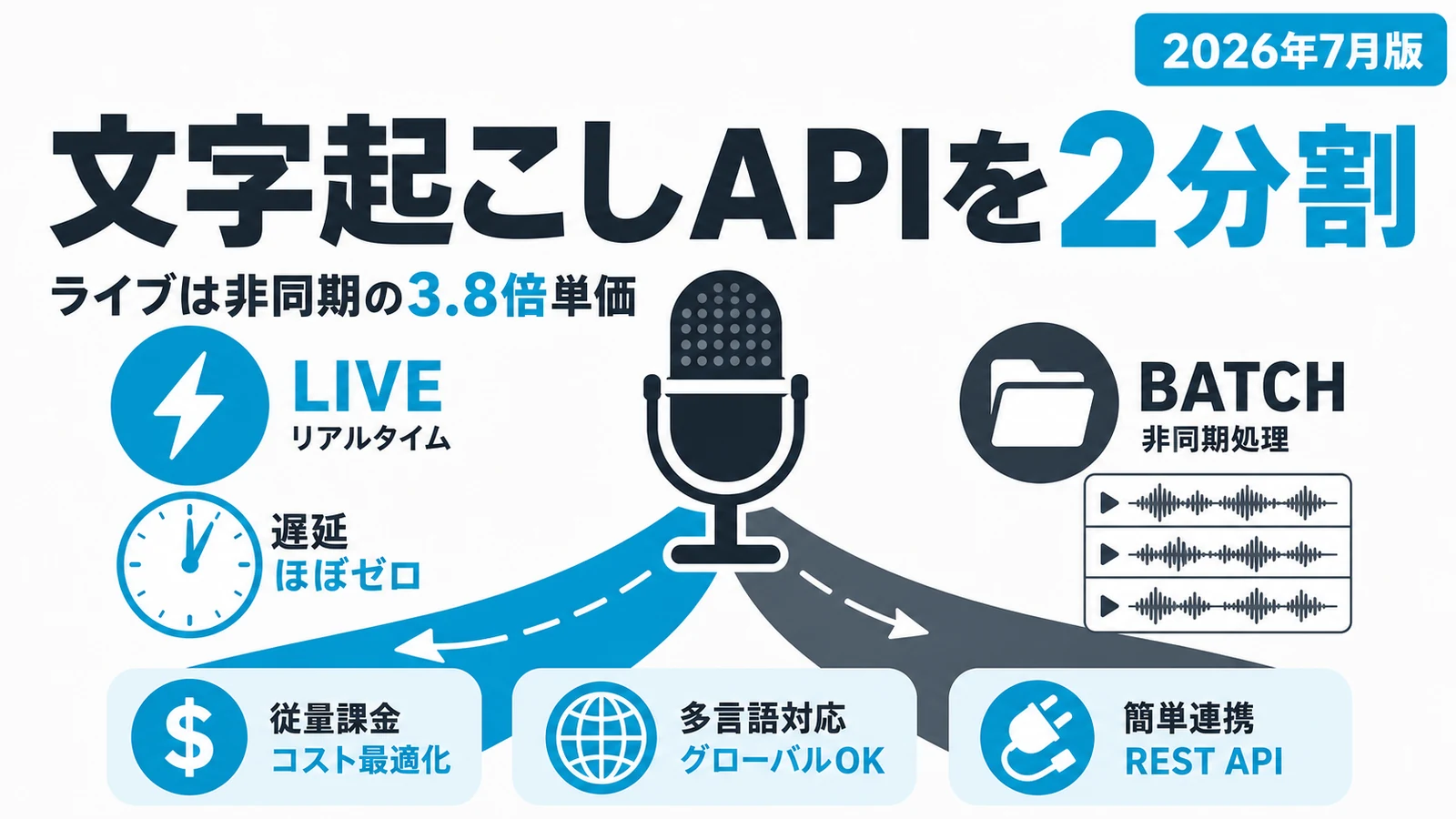 GPT-Transcribe - OpenAIが文字起こしAPIを用途で2分割。ライブ用は非同期用の約3.8倍の単価