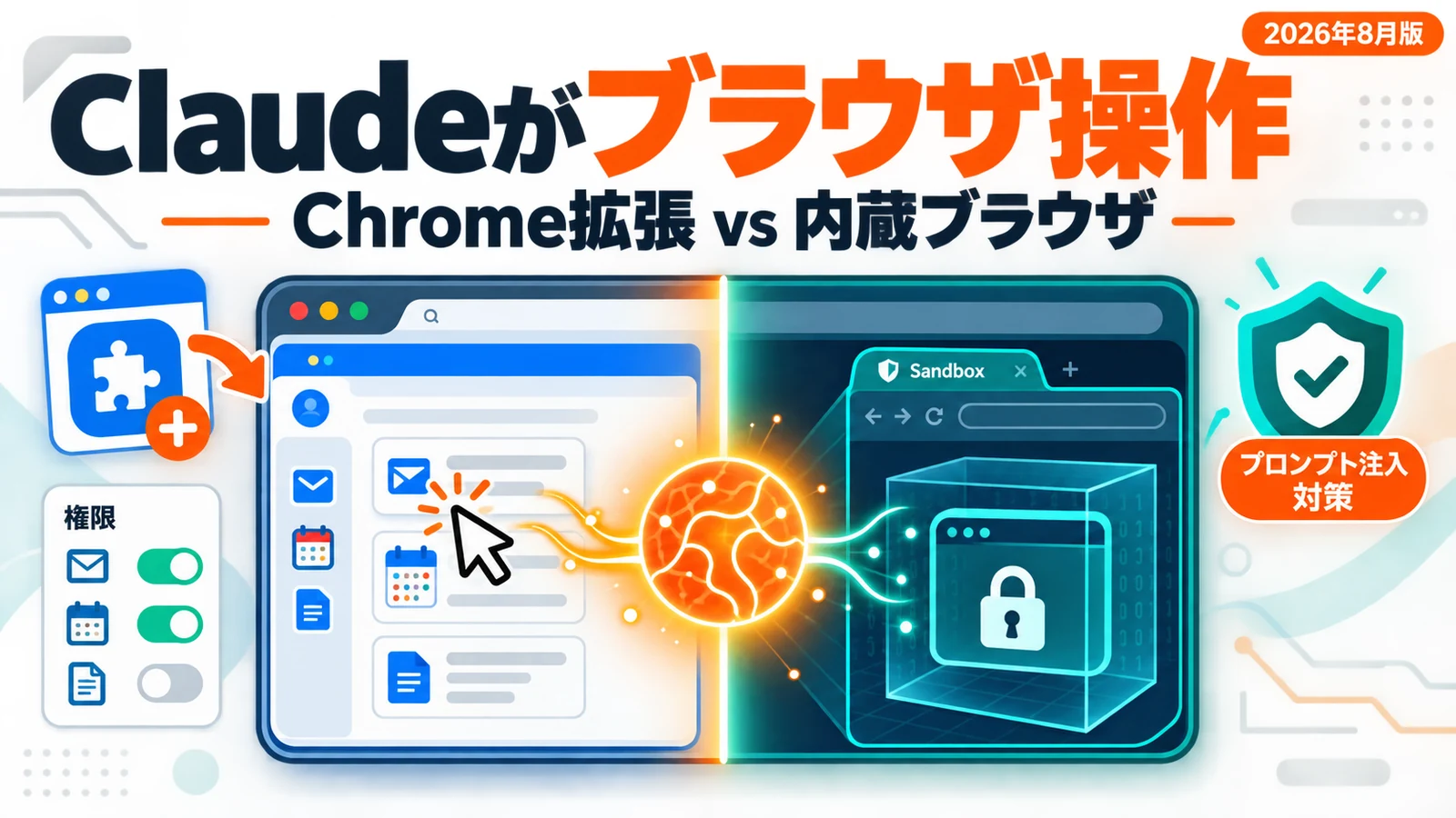 Claudeのブラウザ操作が本格化。Chrome拡張とCowork内蔵ブラウザの違い