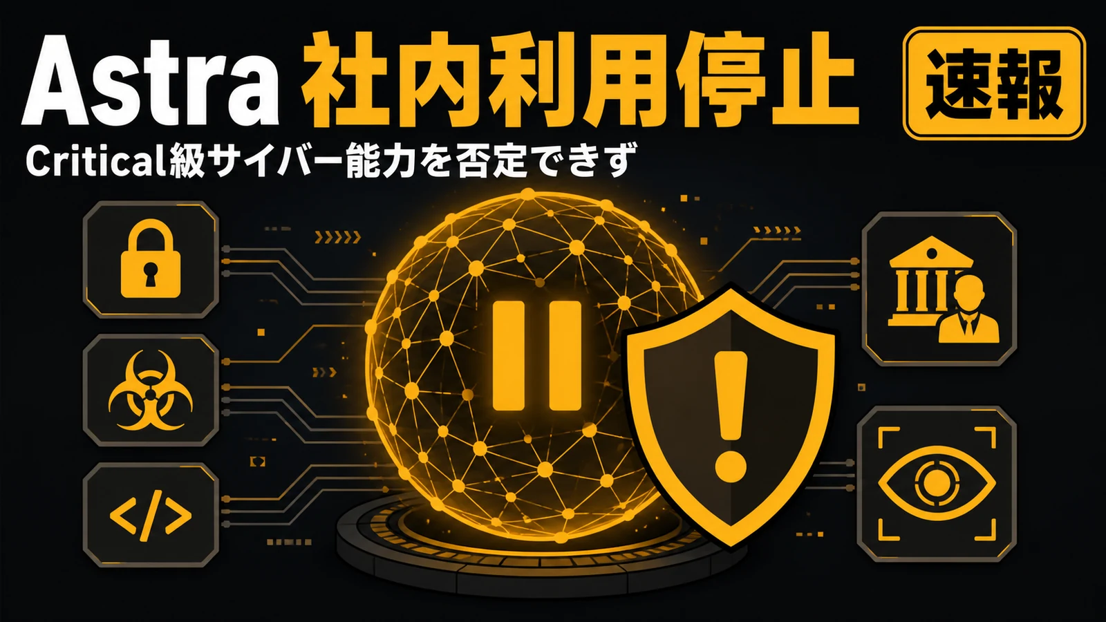OpenAI Astra - OpenAIが次期モデルAstraの社内利用を一時停止。Critical級サイバー能力を否定できず