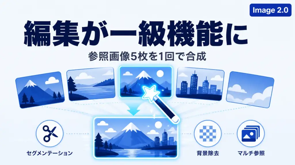Grok Imagine Image 2.0 - Grok Imagine Image 2.0が編集を一級機能に。参照画像5枚を1回で合成