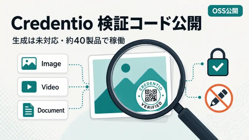 Credentio C2PA - 画像や動画の出どころを確認するコードをGoogleが公開。約40製品で稼働、作成側は未対応