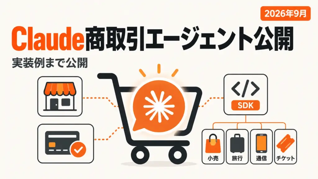 Claude商取引エージェント - Claude商取引エージェント公開。実装例まで出た