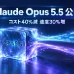 Claude Opus 5.5 - Claude Opus 5.5が公開。実行コストはOpus 5比40%減、出力は30%速い