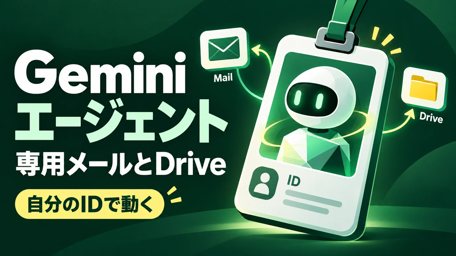 Gemini coworker agent - Google CloudのGeminiエージェント、専用メールとDriveを持ち自分のIDで動く