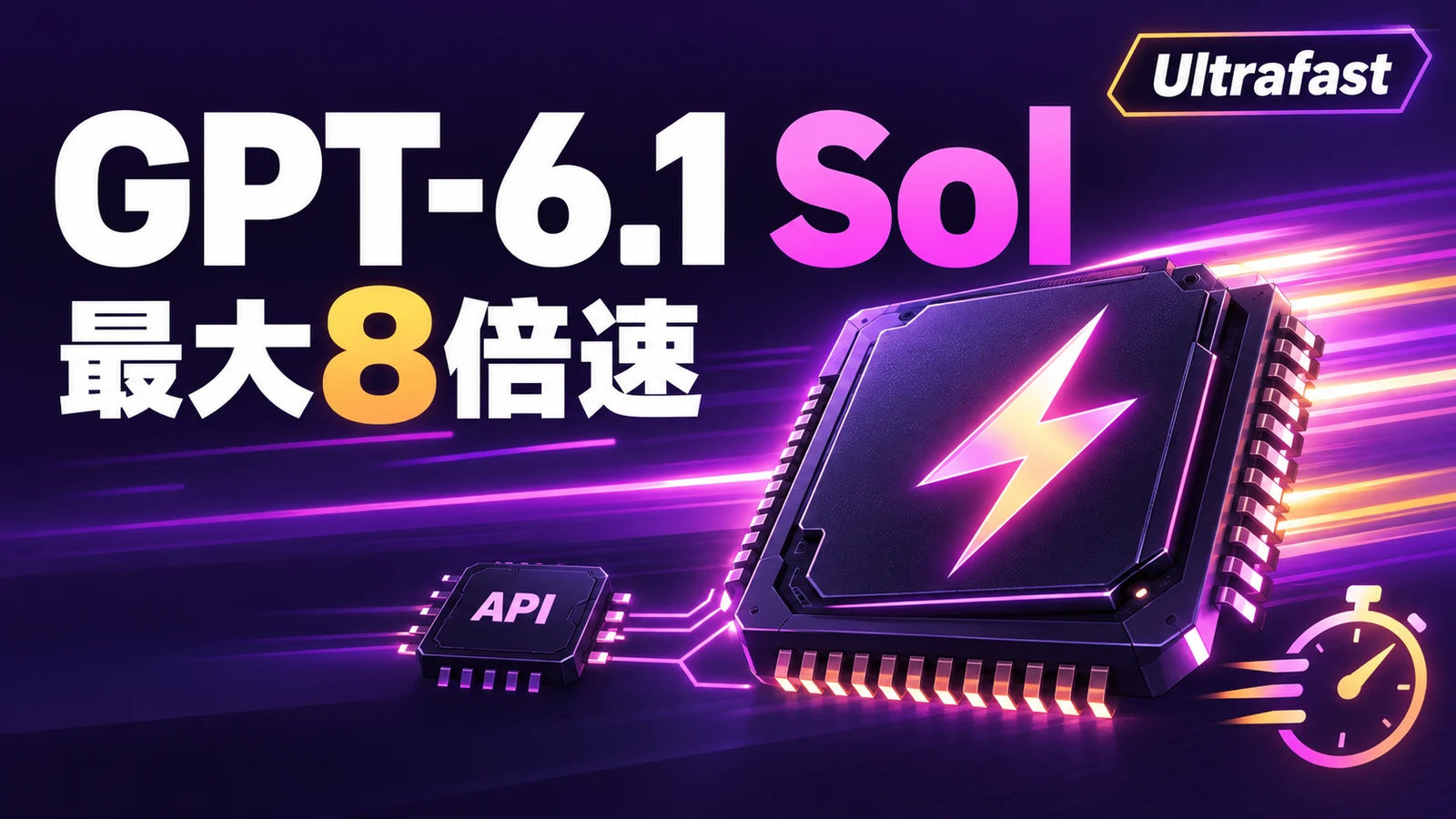 GPT-6.1 Sol - OpenAI、GPT-6.1 Solを最大8倍速にするUltrafastをAPIなどで提供開始