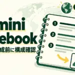 Gemini Notebook - Gemini Notebook、スライドを作る前に構成を確認できるように。1週間かけて全世界へ